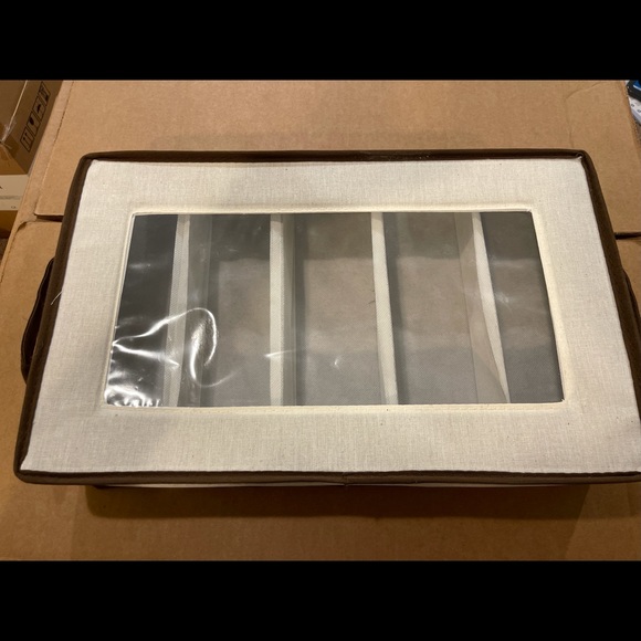 Household Essentials Fabric Storage Box for Silverwear or Jewelry - Picture 2 of 3